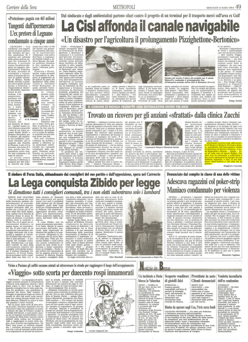 Corriere Della Sera 18.03.1998 Pg.49 .Jpg