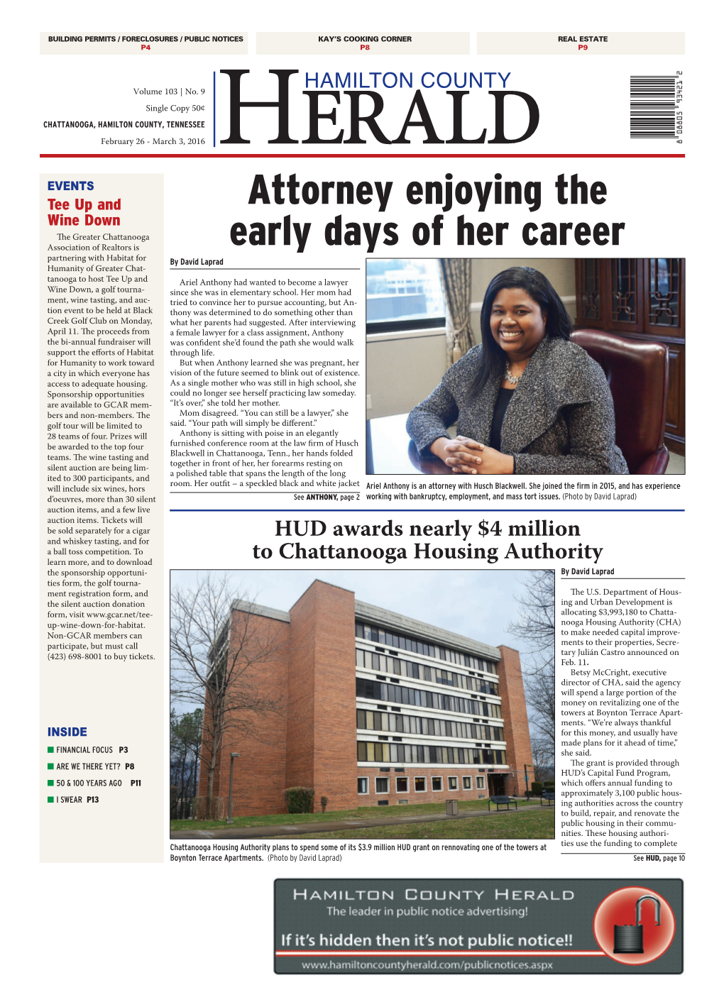 February 26, 2016 Issue
