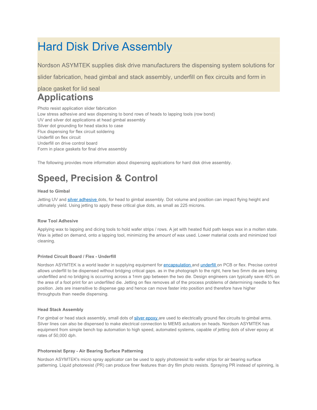 Hard Disk Drive Assembly