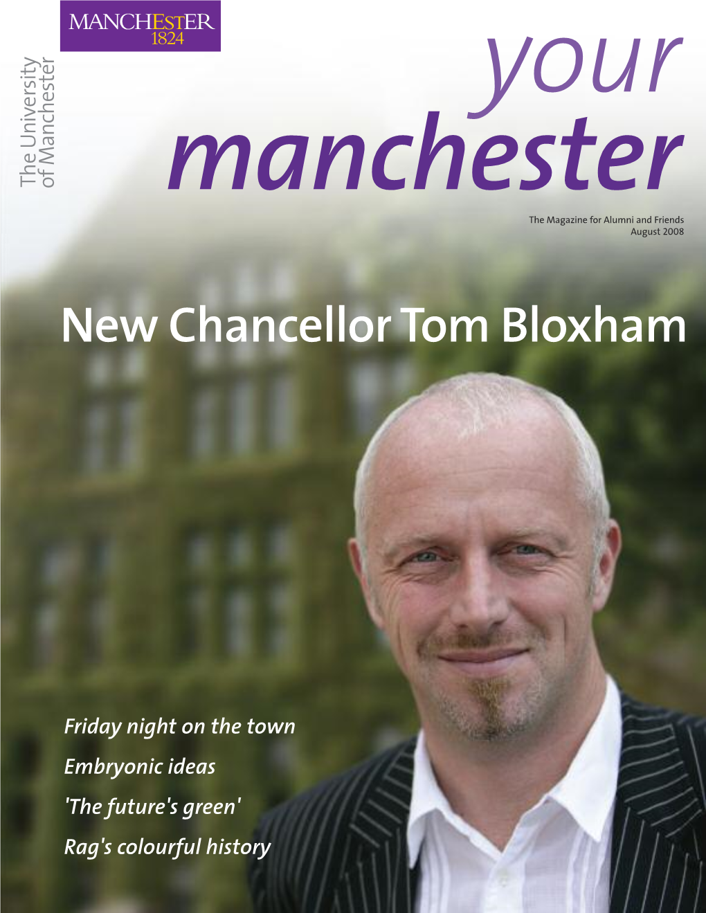 New Chancellor Tom Bloxham