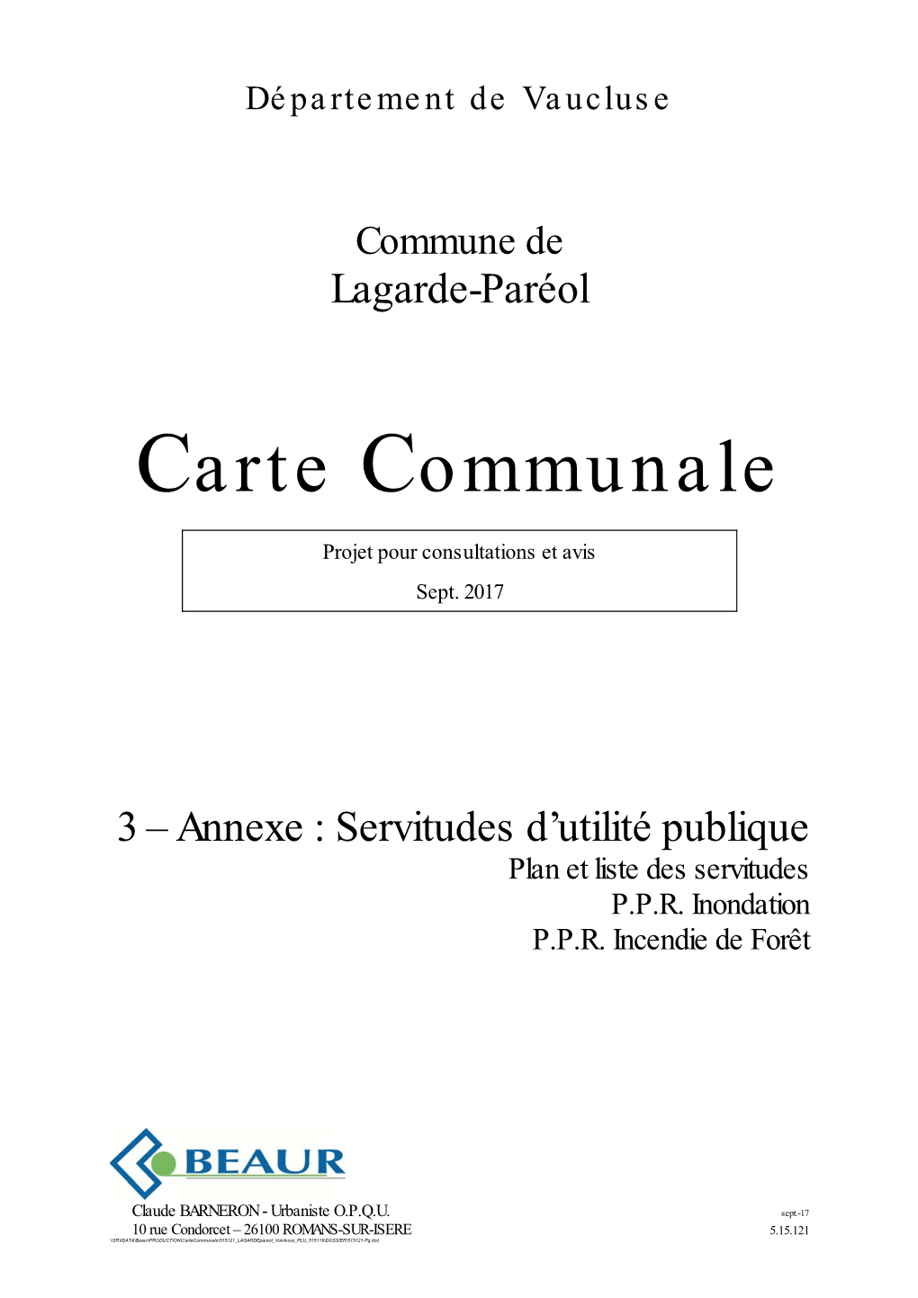 Carte Communale