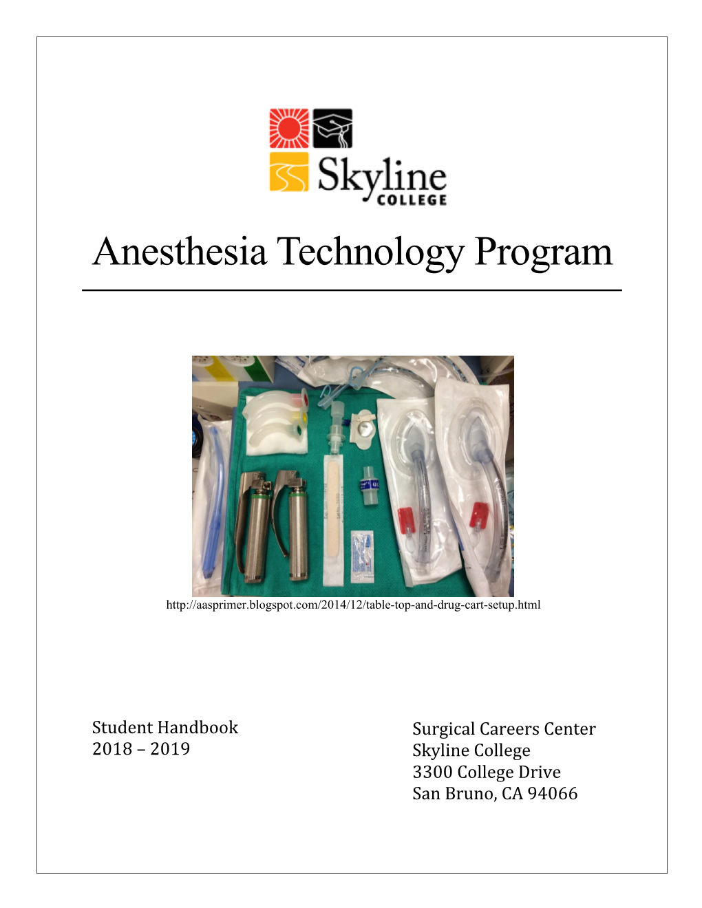 Anesthesia Technology Program