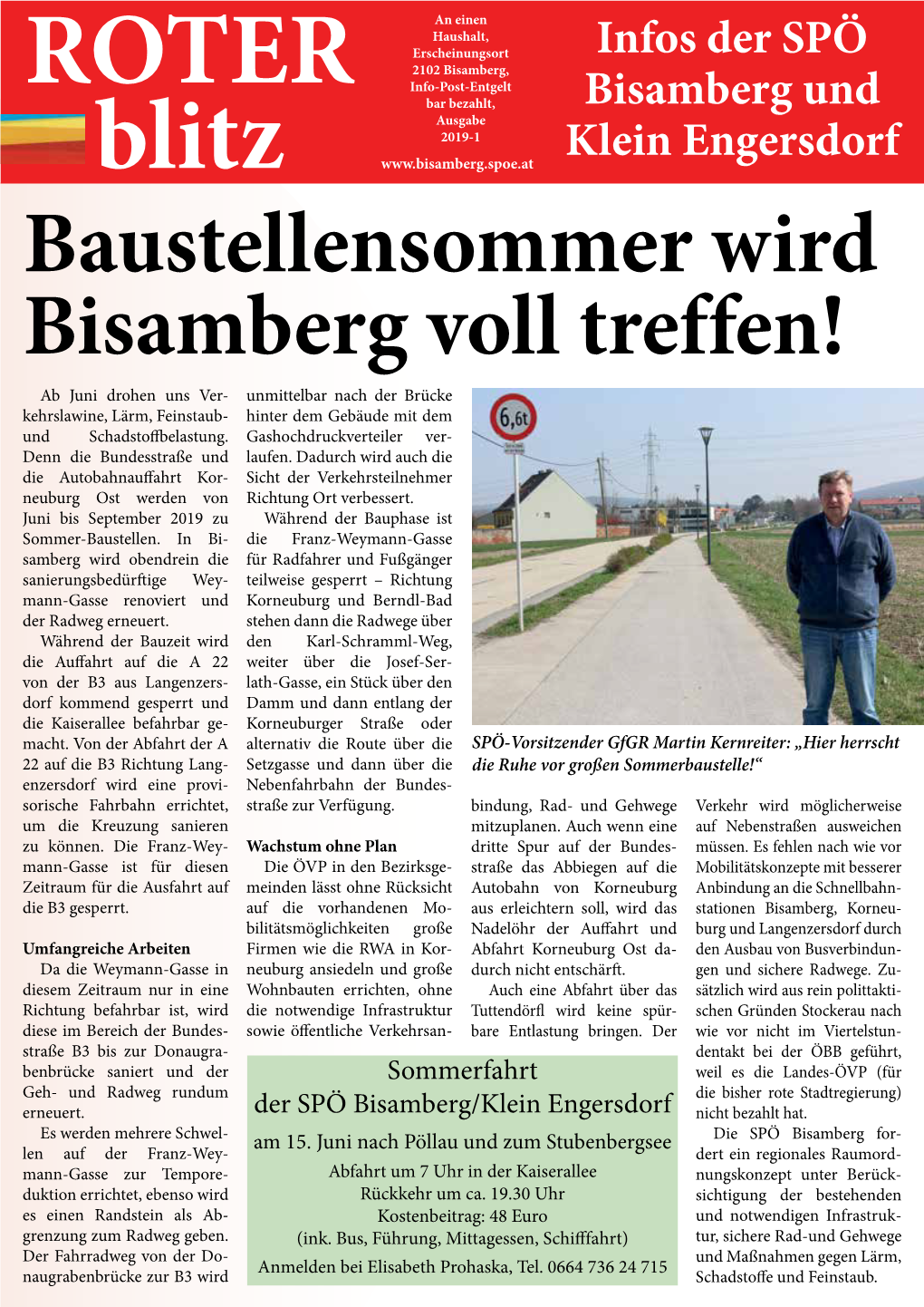 Baustellensommer Wird Bisamberg Voll Treffen!