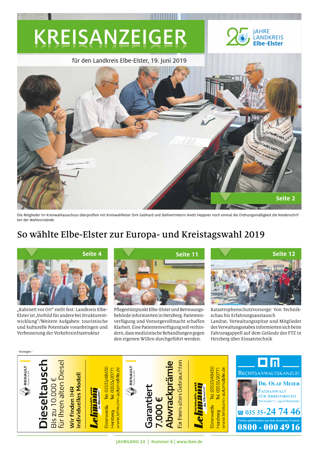 So Wählte Elbe-Elster Zur Europa- Und Kreistagswahl 2019 S 035 35-24