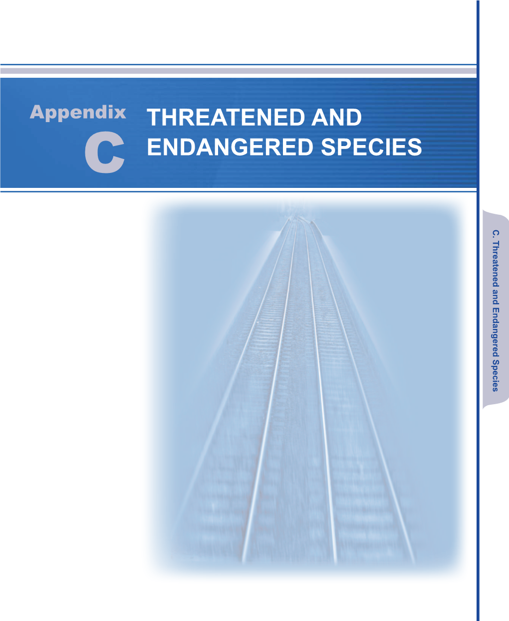 Appendix C. Threatened and Endangered Species