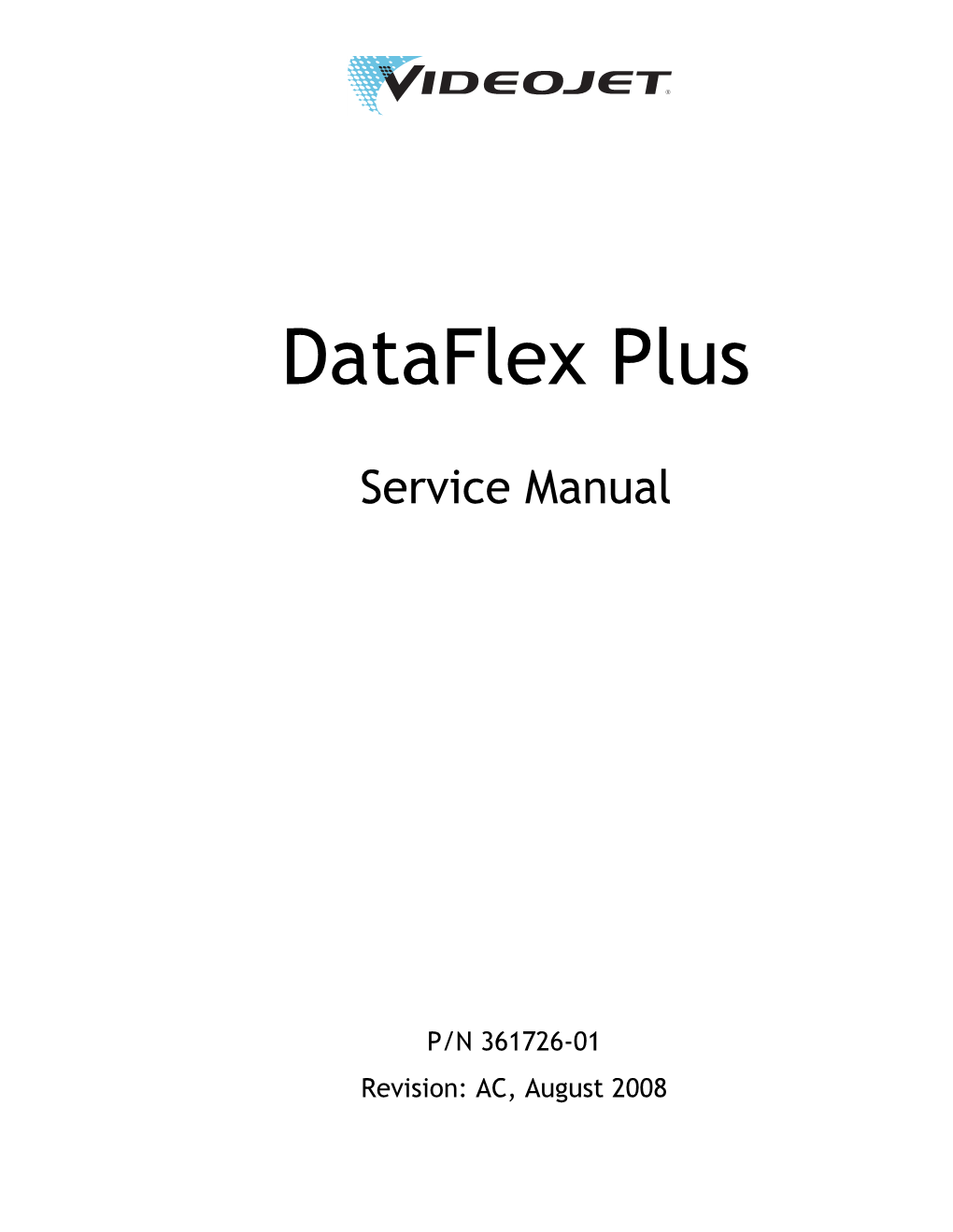 Dataflex Plus Service Manual.Book