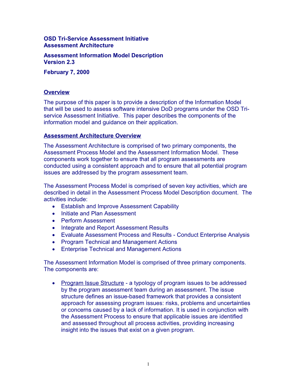 DPM Performance Information Model