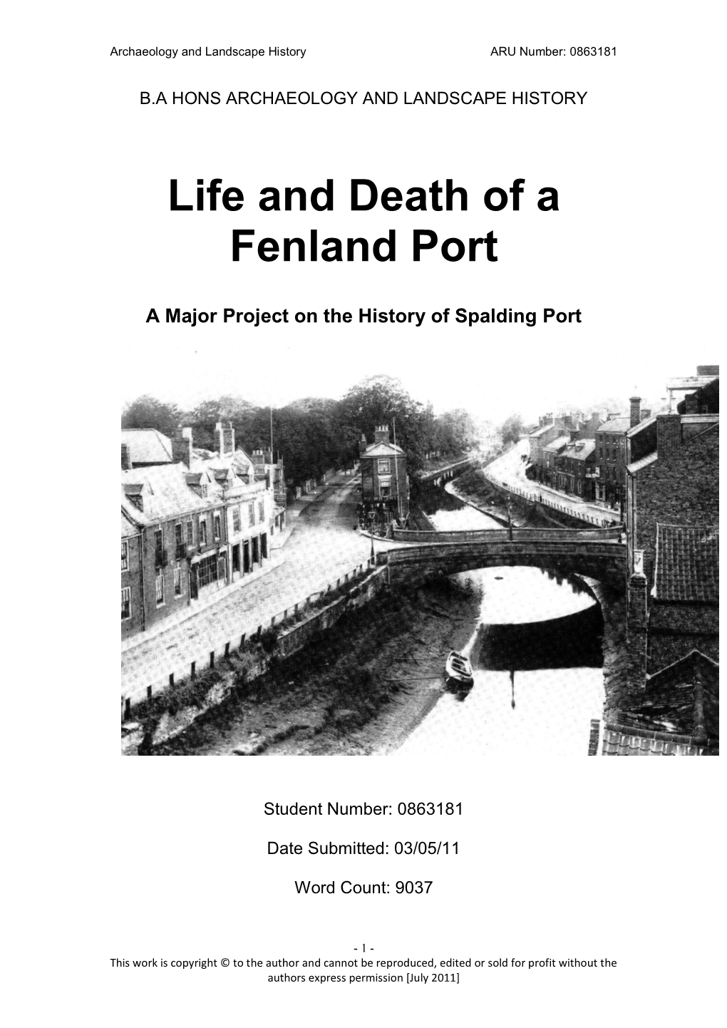 Life and Death of a Fenland Port