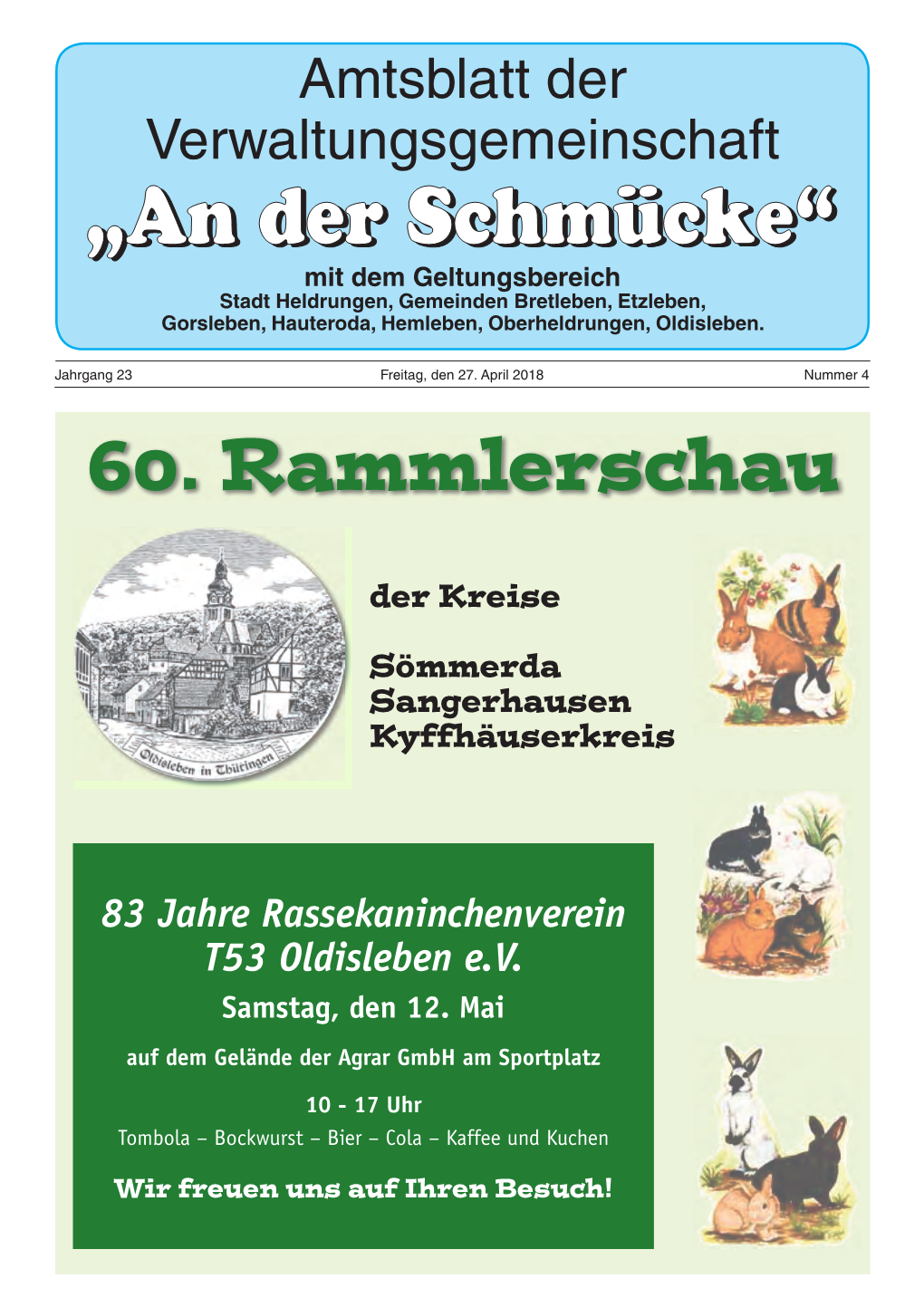 „An Der Schmücke“Ausgabe 04/2018 1