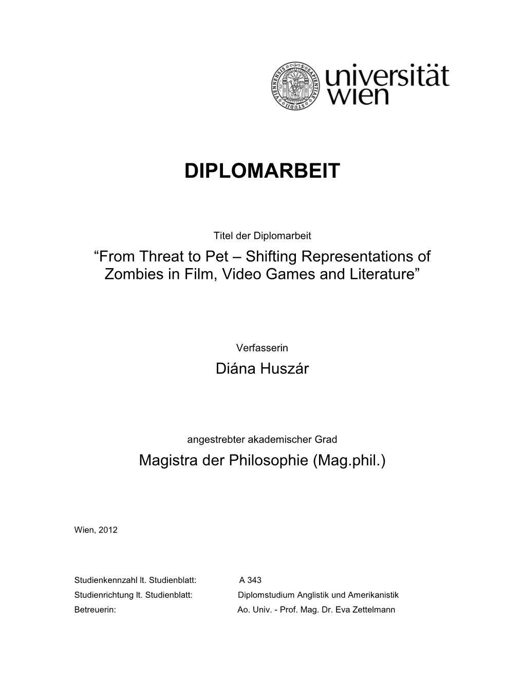 Diplomarbeit