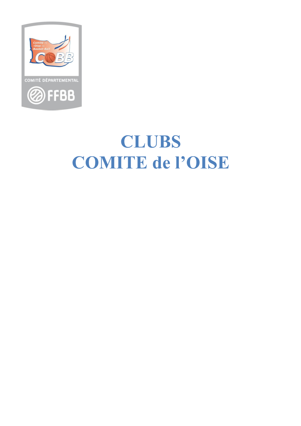 CLUBS COMITE De L'oise