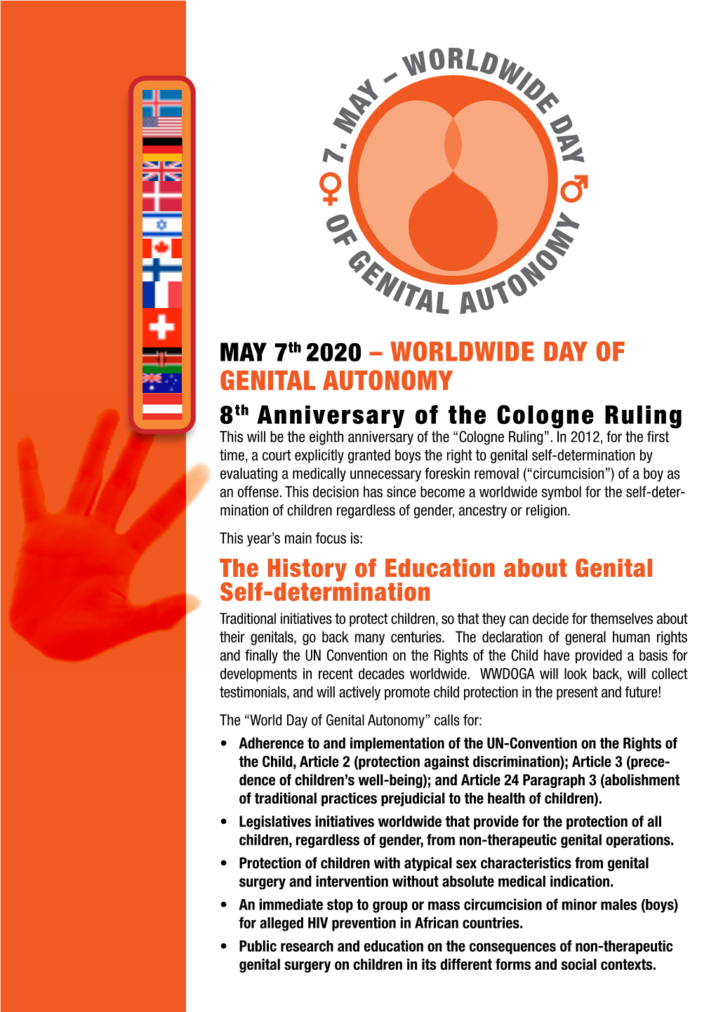 Worldwide Day of Genital Autonomy 2021