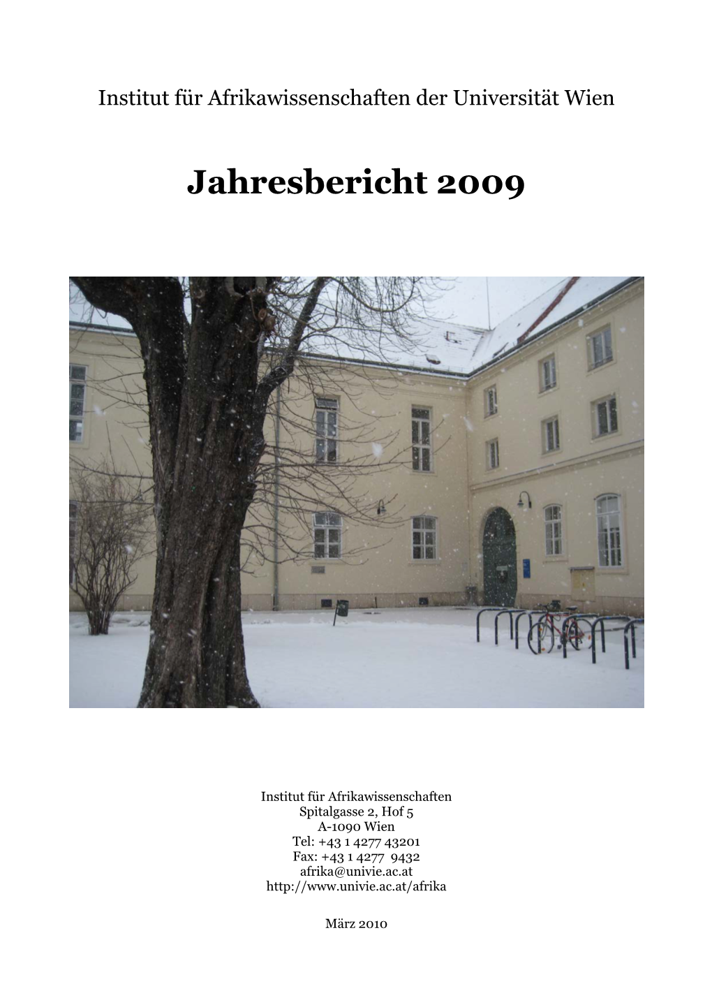 Jahresbericht 2009