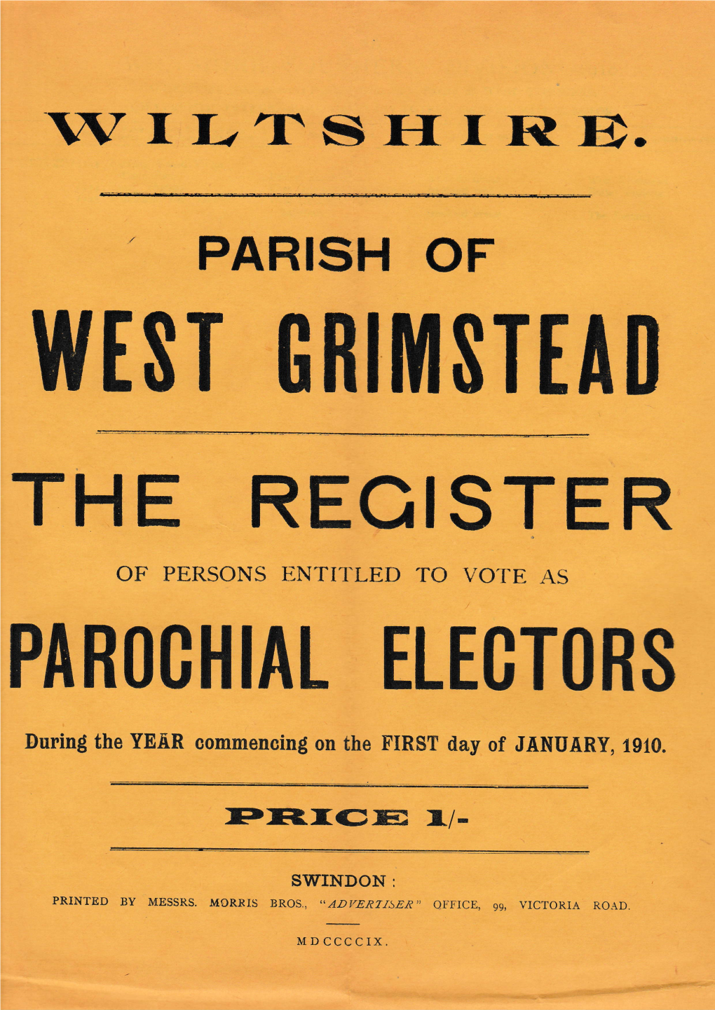 1910 WG Register Parochial Electors.Pdf