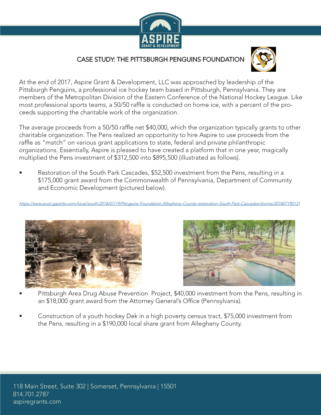 CASE STUDY: the PITTSBURGH PENGUINS FOUNDATION at The