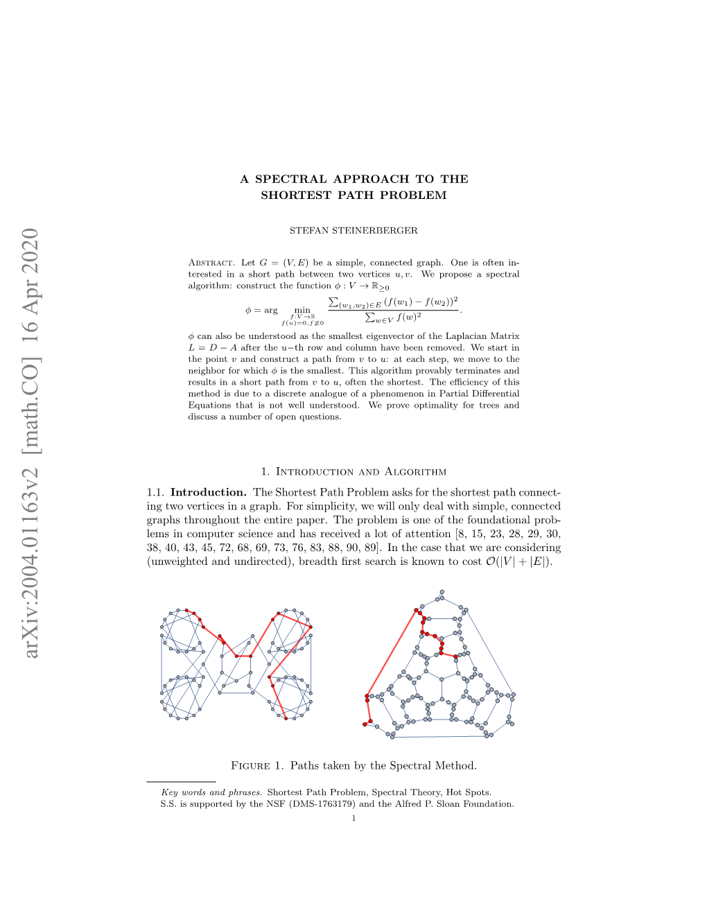 Arxiv:2004.01163V2 [Math.CO] 16 Apr 2020