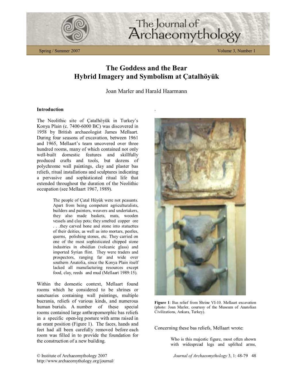 Hybrid Imagery and Symbolism at Çatalhöyük