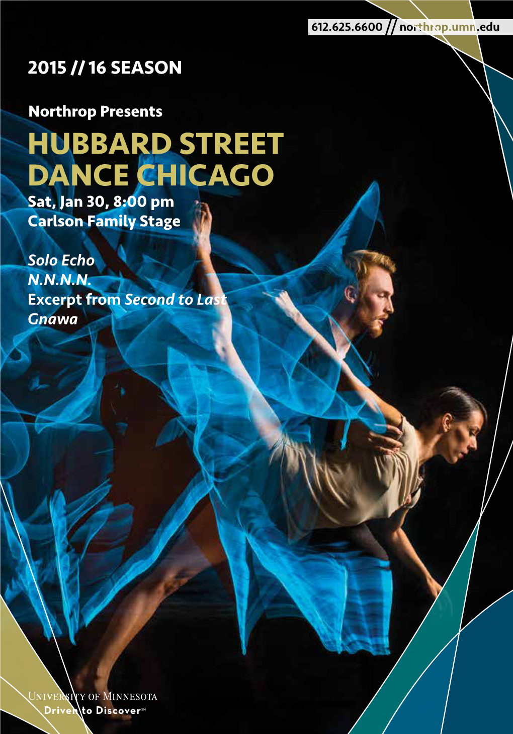 HUBBARD STREET DANCE CHICAGO Sat, Jan 30, 8:00 Pm Carlson Family Stage