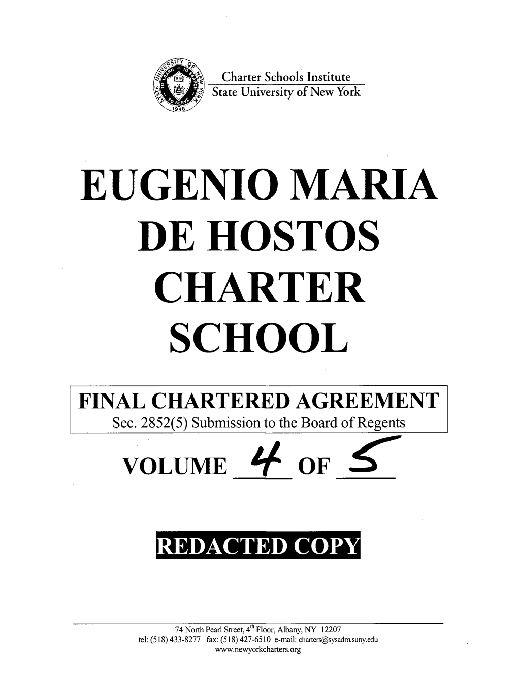 Eugenio Maria De Hostos Charter School