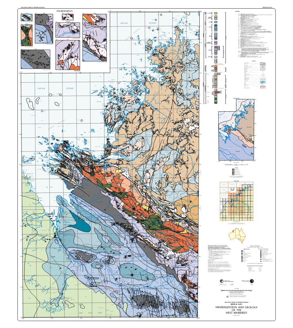 Mineralization and Geology of the West Kimberley