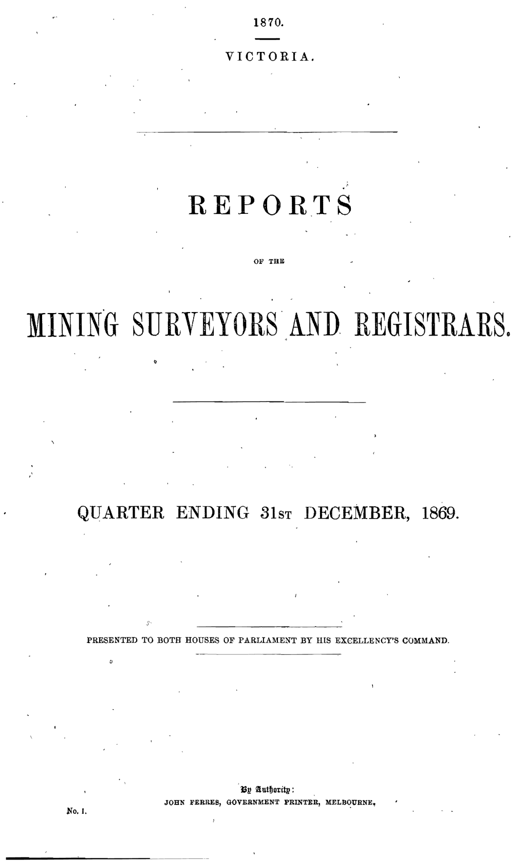 Minin.G Surveyors. And. Registrars