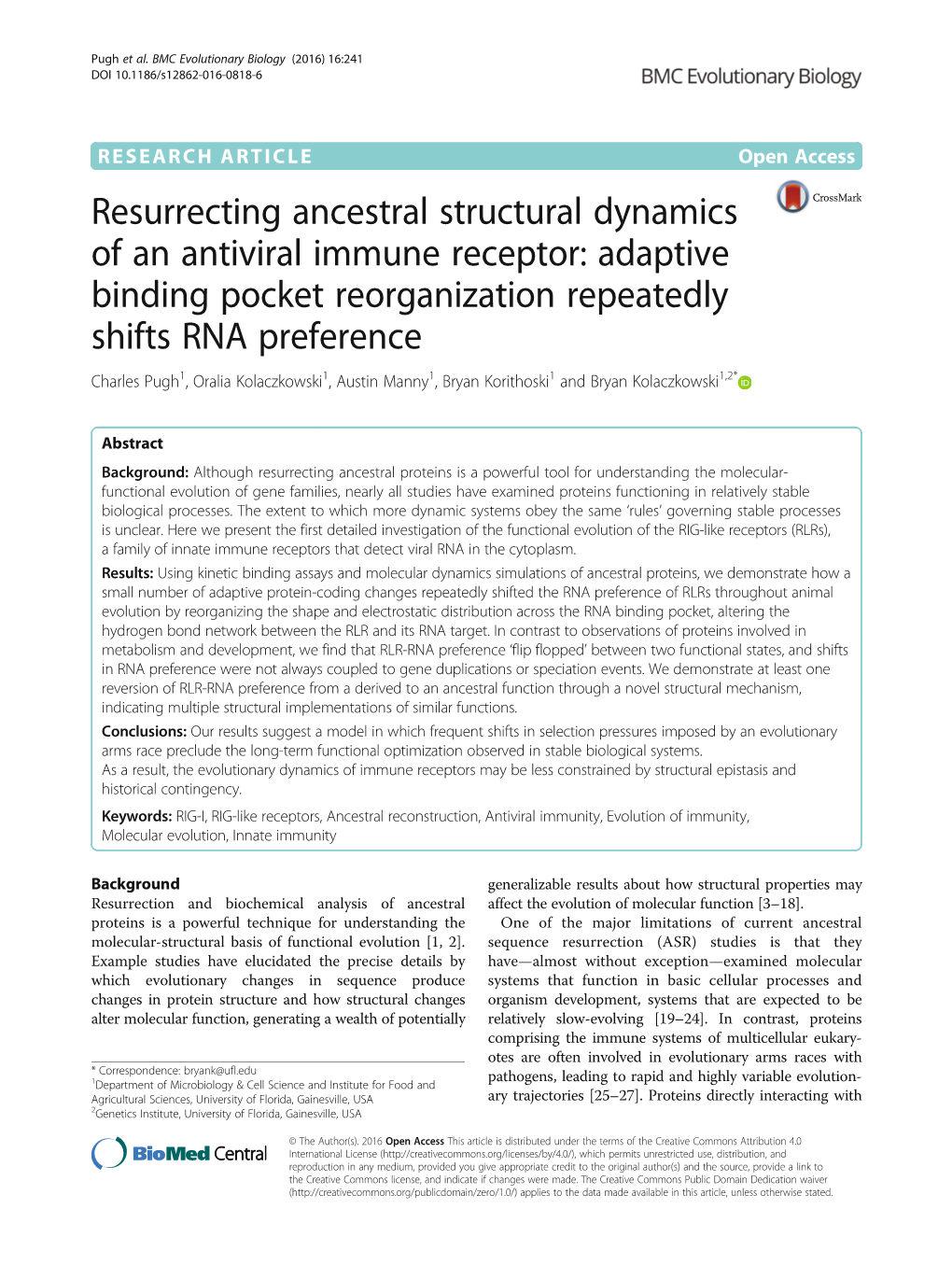 Resurrecting Ancestral Structural Dynamics of an Antiviral Immune