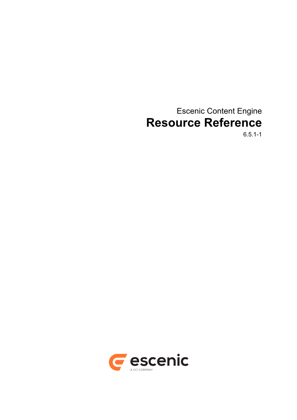 Resource Reference 6.5.1-1 Table of Contents