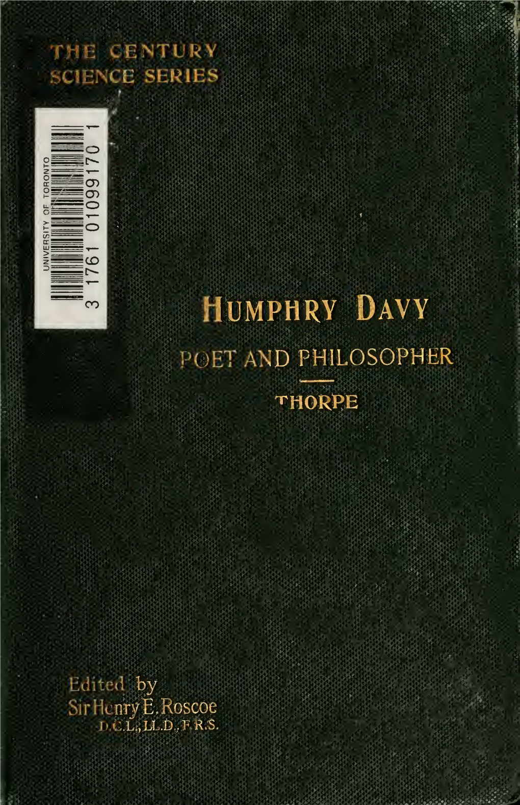 Humphry Davy, Poet and Philosopher