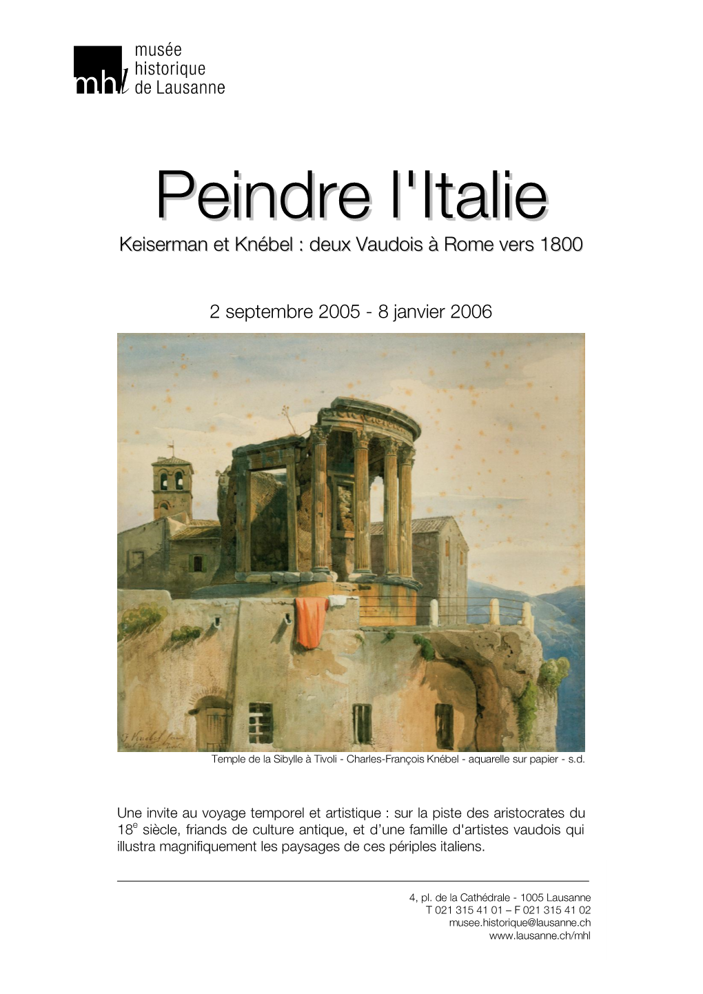 Peindre L'italie