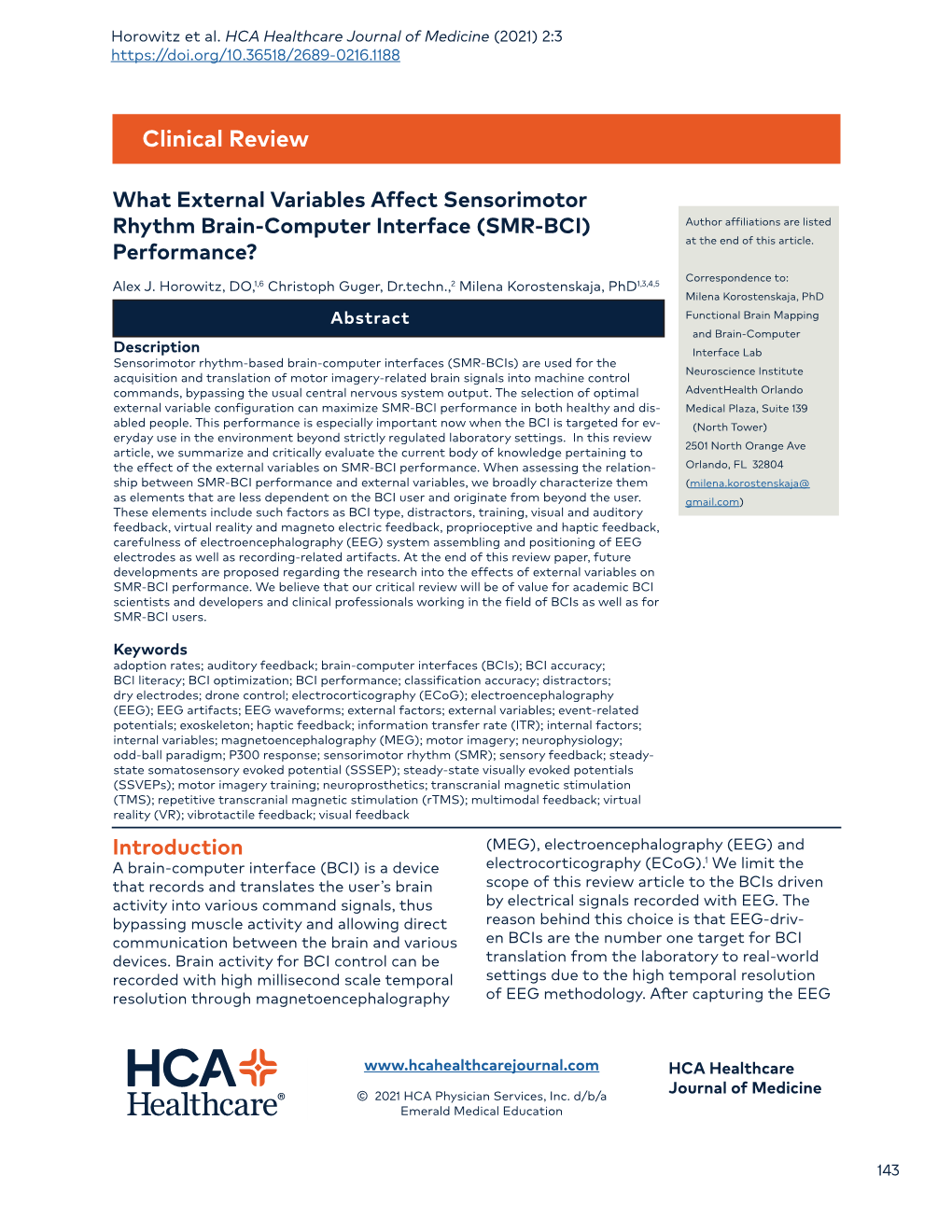 What External Variables Affect Sensorimotor Rhythm Brain-Computer Interface (SMR-BCI) Performance?