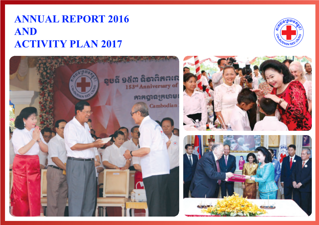 ANNUAL REPORT 2016 and ACTIVITY PLAN 2017 07 CONTENT &' PART 1 – ANNUAL ACTIVITY REPORT 2016 Introduction