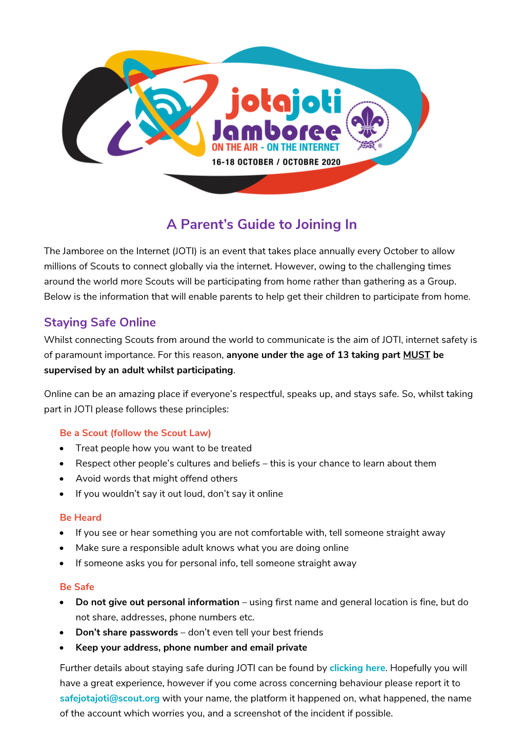 A Parent's Guide to Joining In