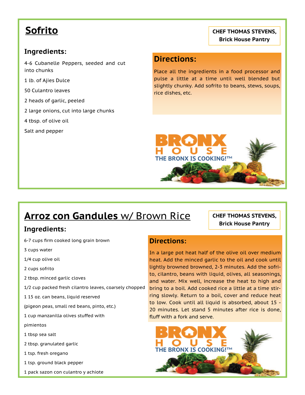 Arroz Con Gandules W/ Brown Rice Sofrito