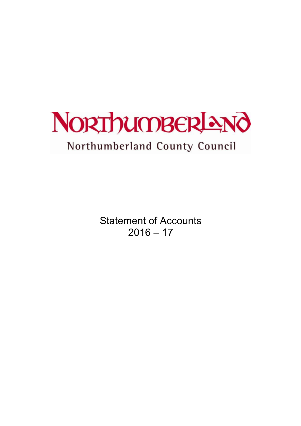 Final Statement of Accounts 2016