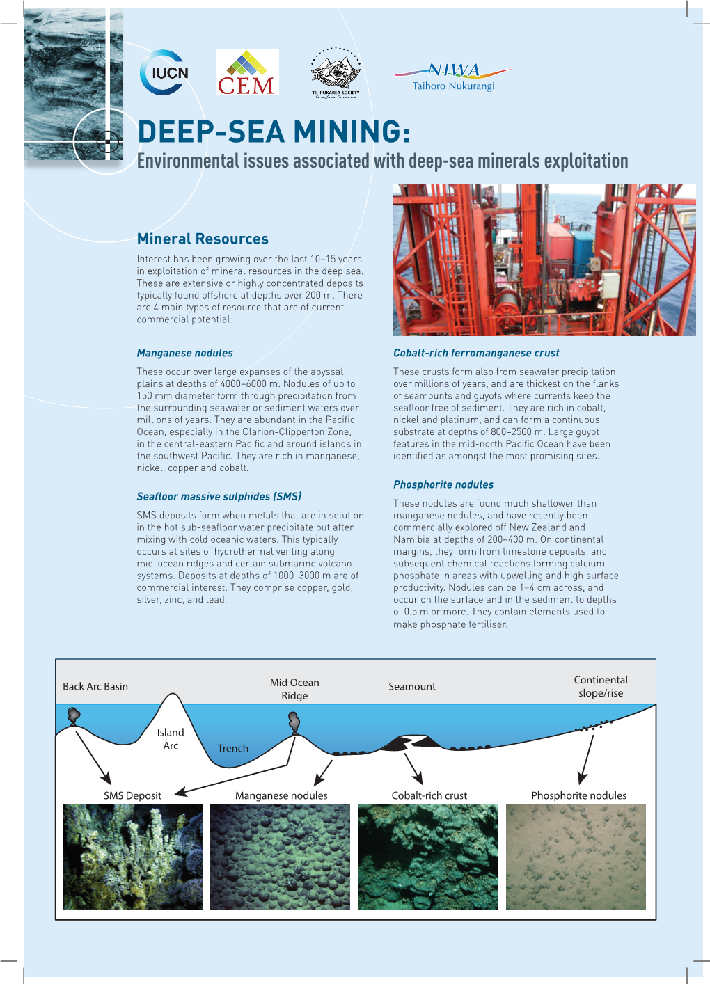 DEEP-SEA MINING: Environmental Issues Associated with Deep-Sea Minerals Exploitation