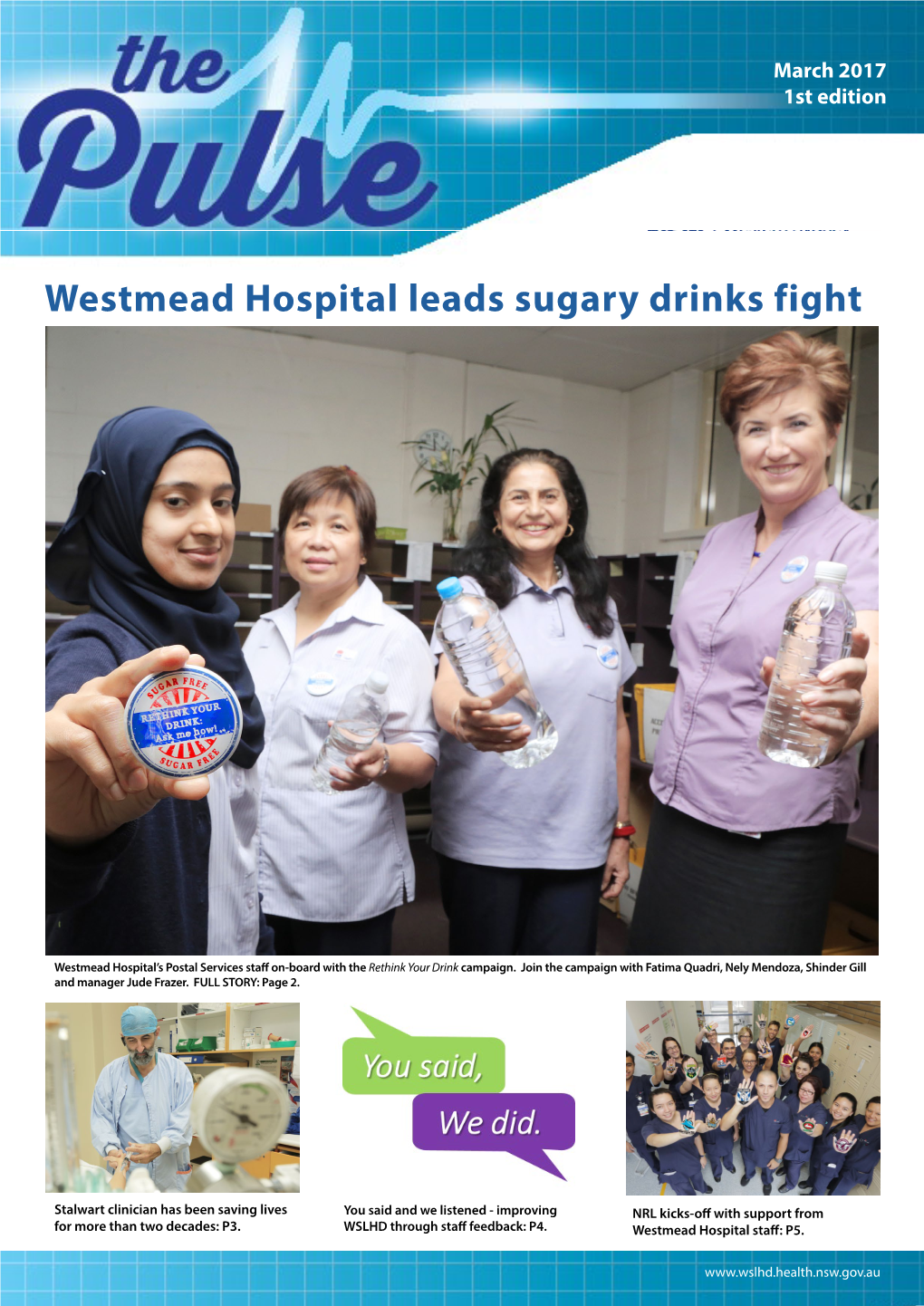 Westmead Hospital Leads Sugary Drinks Fight