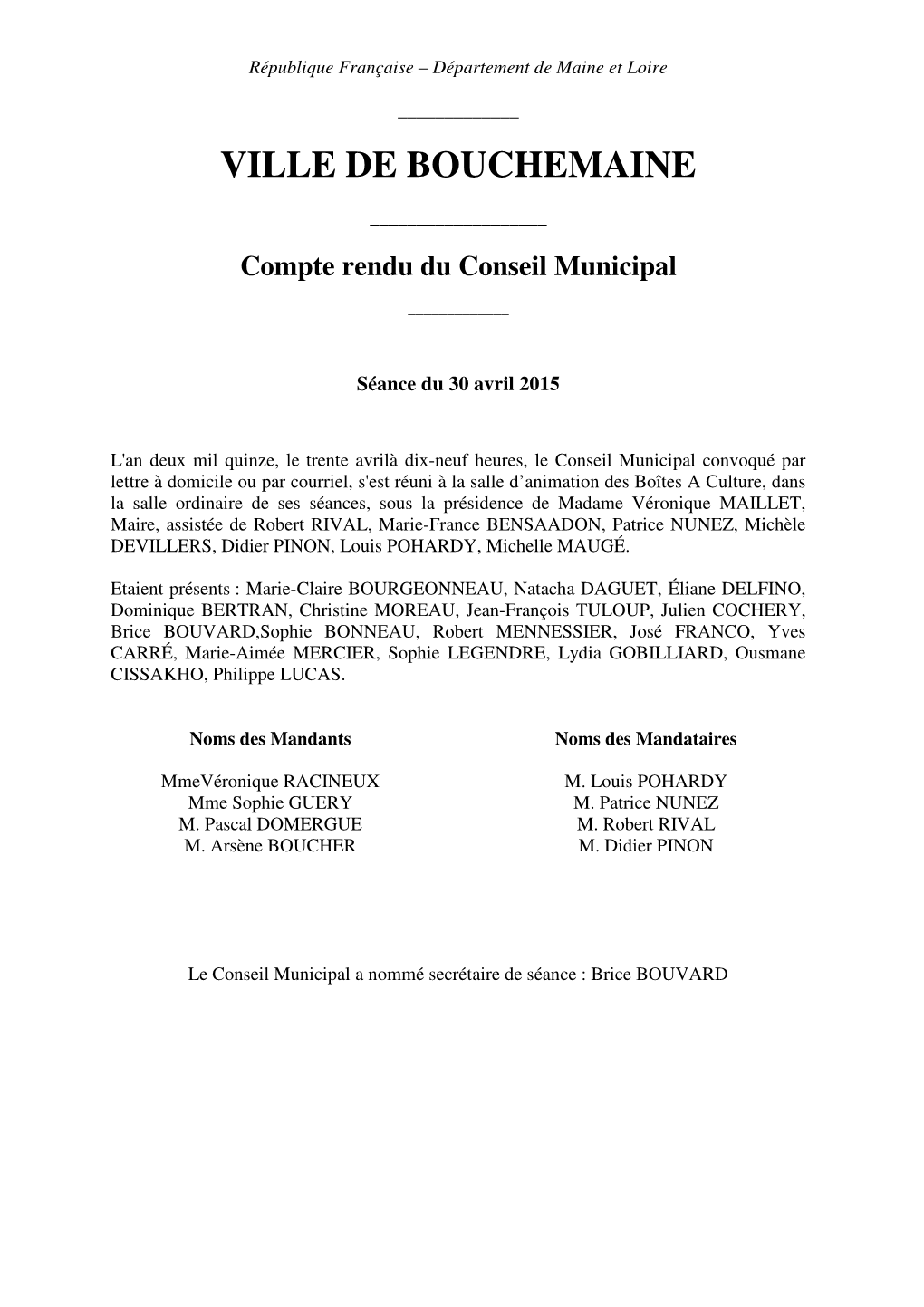 Proposition De Tableau De Répartition Des Tâches Pour Les Communes Et Angers Loire Métropole