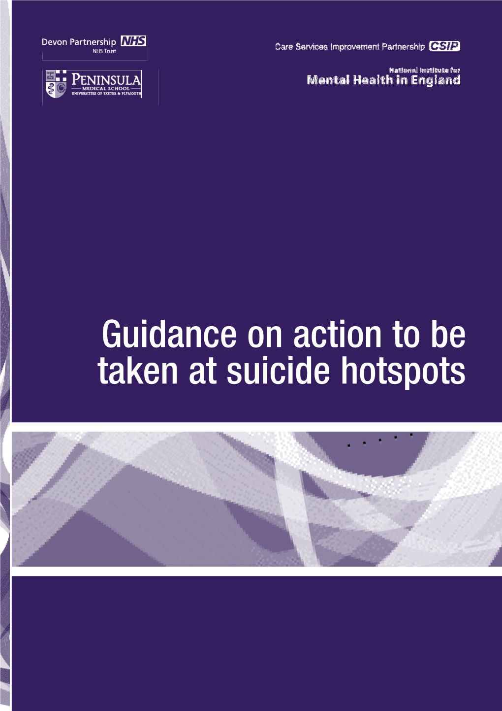 Guidance on Action to Be Taken at Suicide Hotspots Acknowledgements