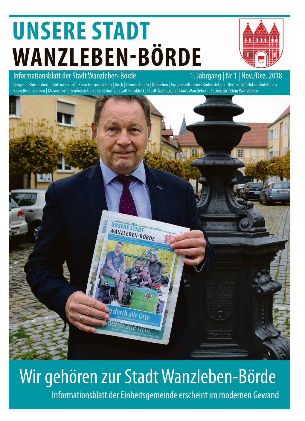 UNSERE STADT WANZLEBEN-BÖRDE Informationsblatt Der Stadt Wanzleben-Börde 1
