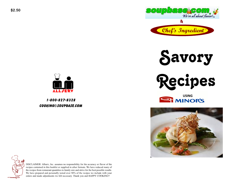 Savory Recipes #1