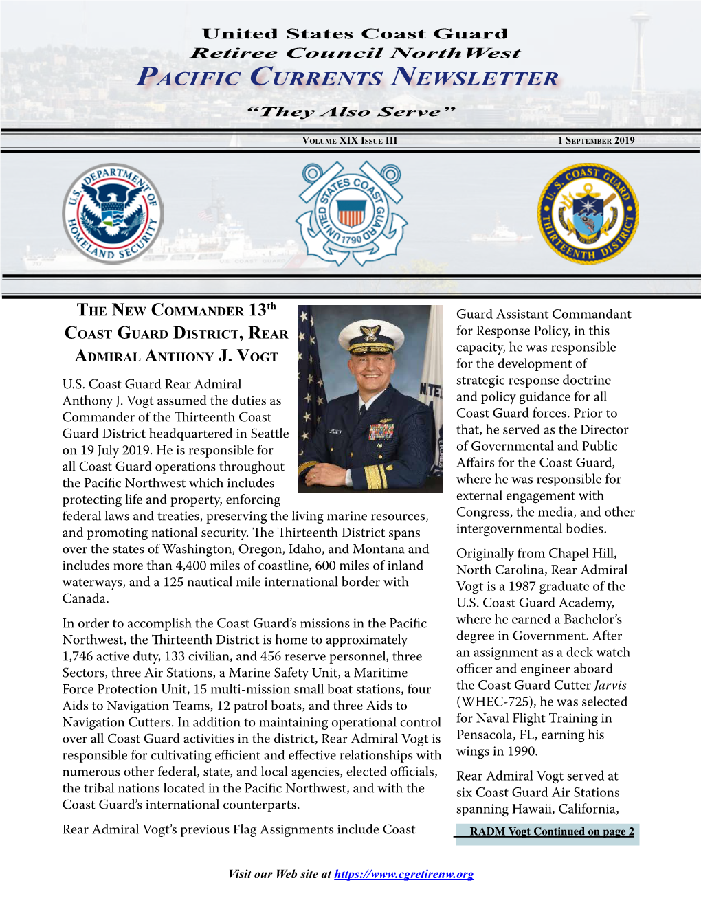 Pacific Currents Newsletter “They Also Serve”