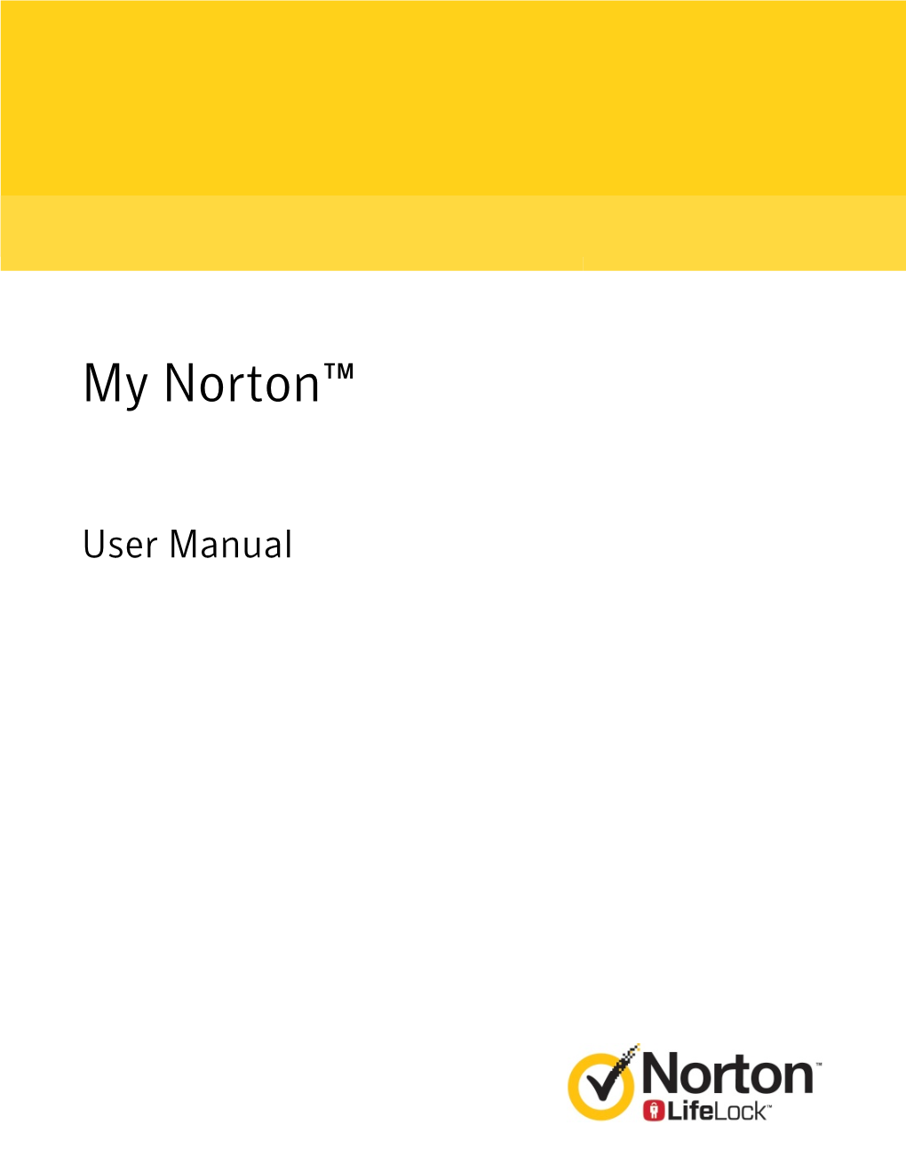 User Manual My Norton User Manual