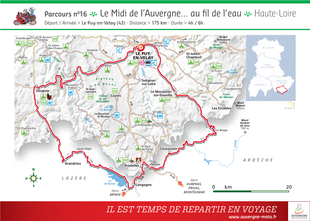 Road-Book Le Midi De L'auvergne… Au Fil De L'eau