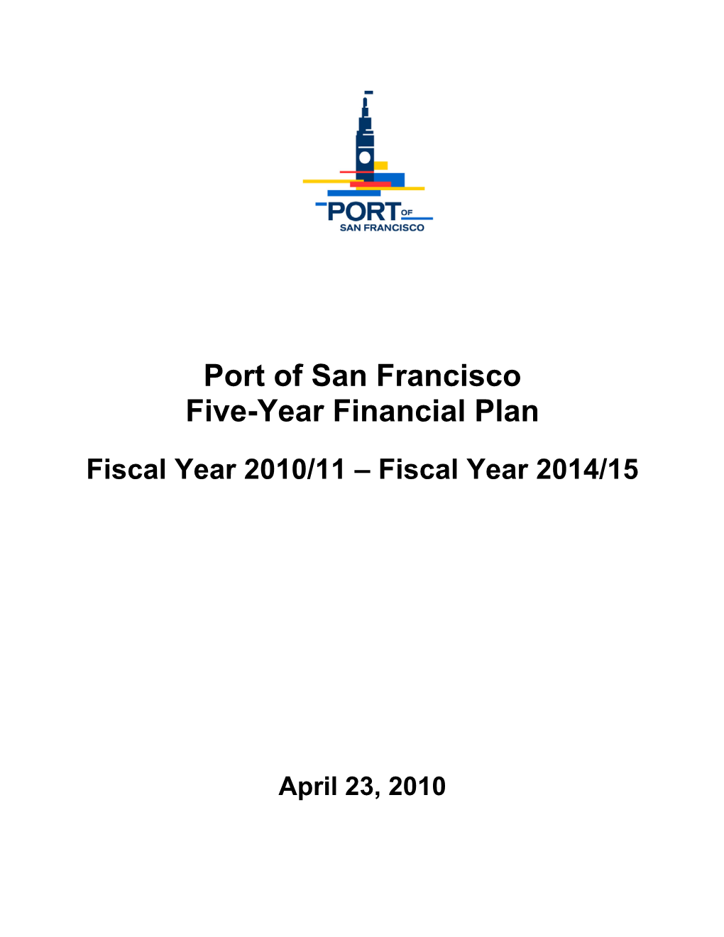 Port of San Francisco Five-Year Financial Plan