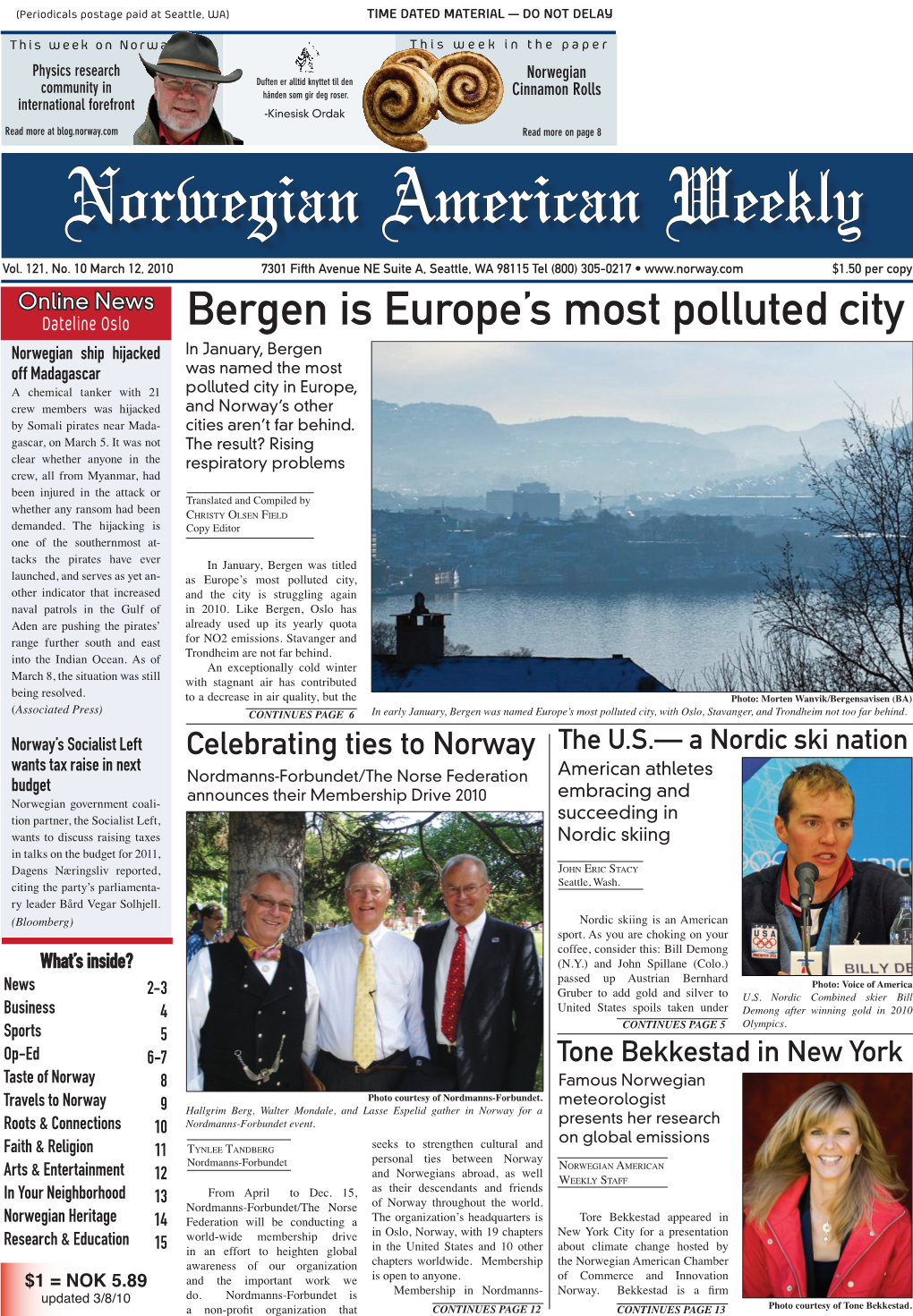 Bergen Is Europe's Most Polluted City