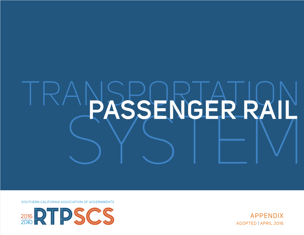 Passenger Rail System