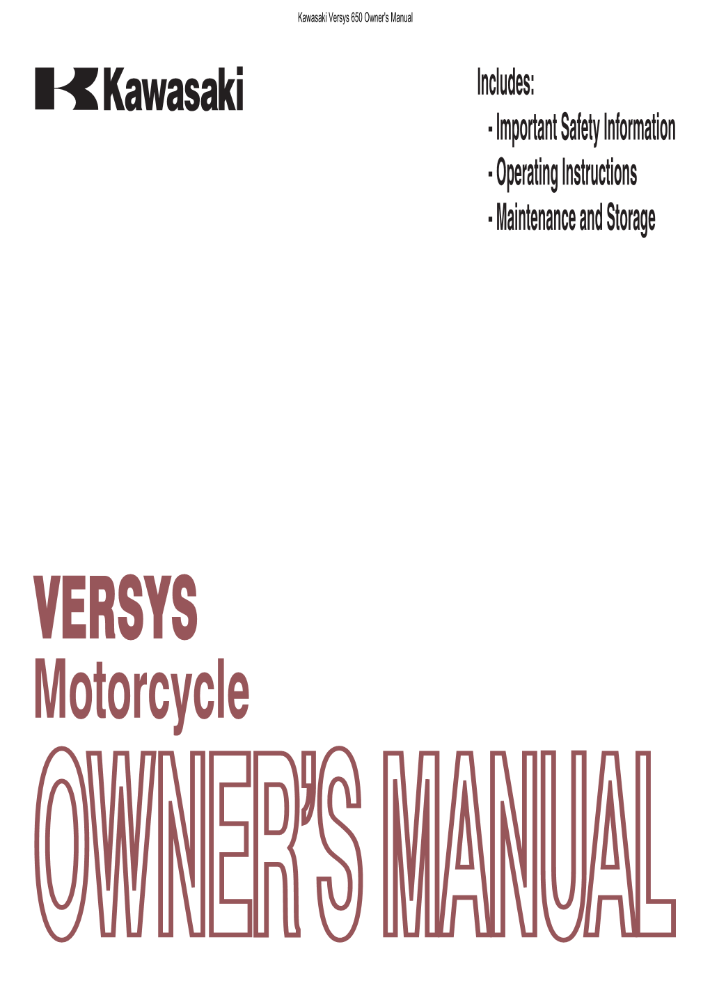 A. Rear Shock Absorber Shock Absorber, It Should Be Checked the Rear Shock Absorber Can Be Ad- by an Authorized Kawasaki Dealer