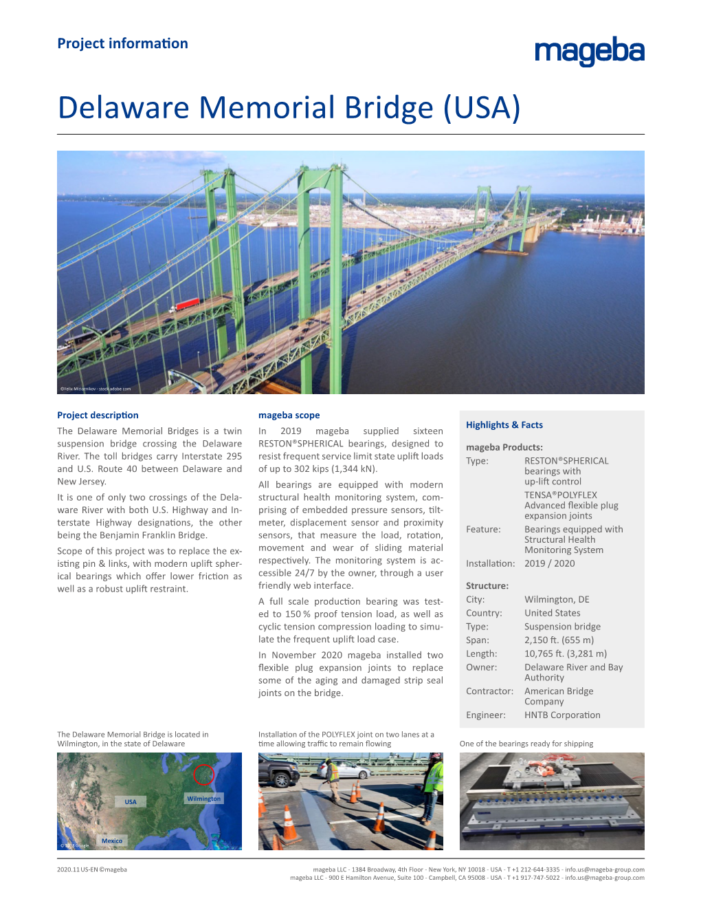 Delaware Memorial Bridge (USA)