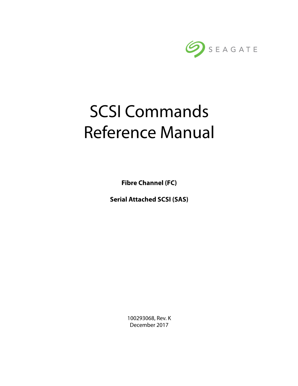 SCSI Commands Reference Manual