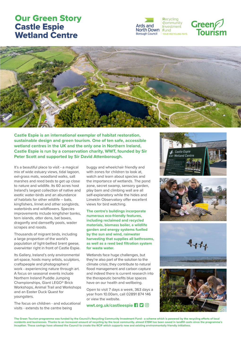 WWT Castle Espie Our Green Story